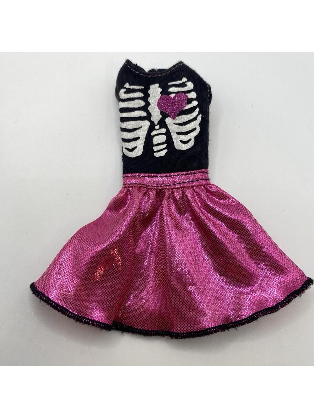 Barbie clothes- Halloween sweetheart Target exclusive dress black&pink B20